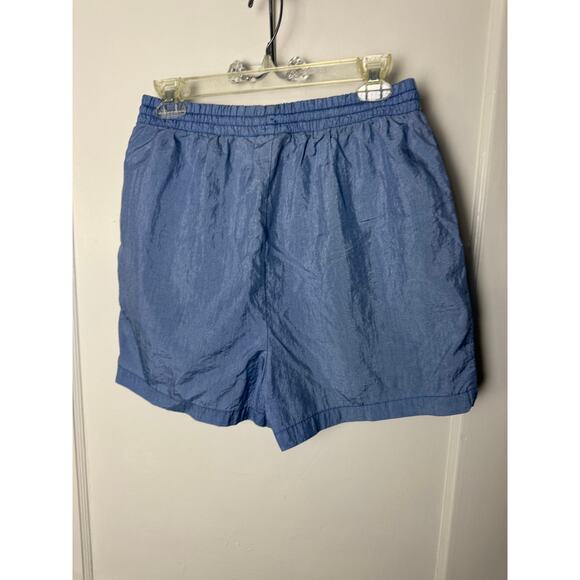 Vintage 90s Kathy Ireland Shorts Women's Medium Blue High Rise Nylon Baggy - Picture 6 of 6